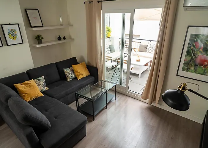Piso moderno y tranquilo en el centro con terraza